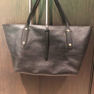 Annabel Ingall LG Isabella Tote in Black Leather